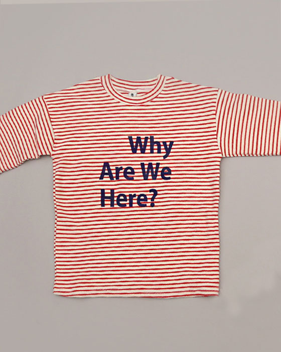 Why Stripe Napping T-shirt