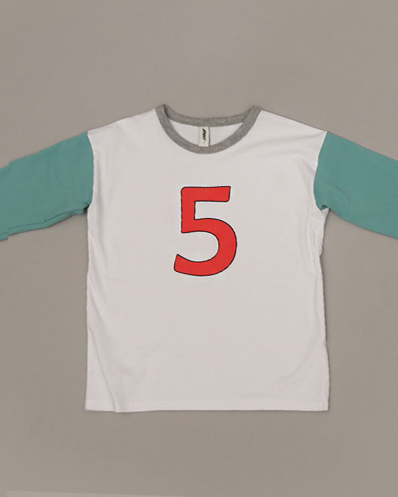 No.5 T-shirts